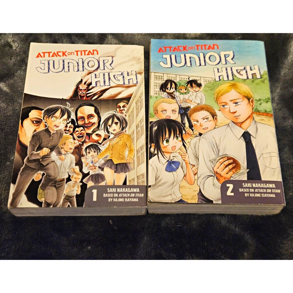 Kodansha Comics Attack on Titan: Junior High Manga Vol 1 & 2 English